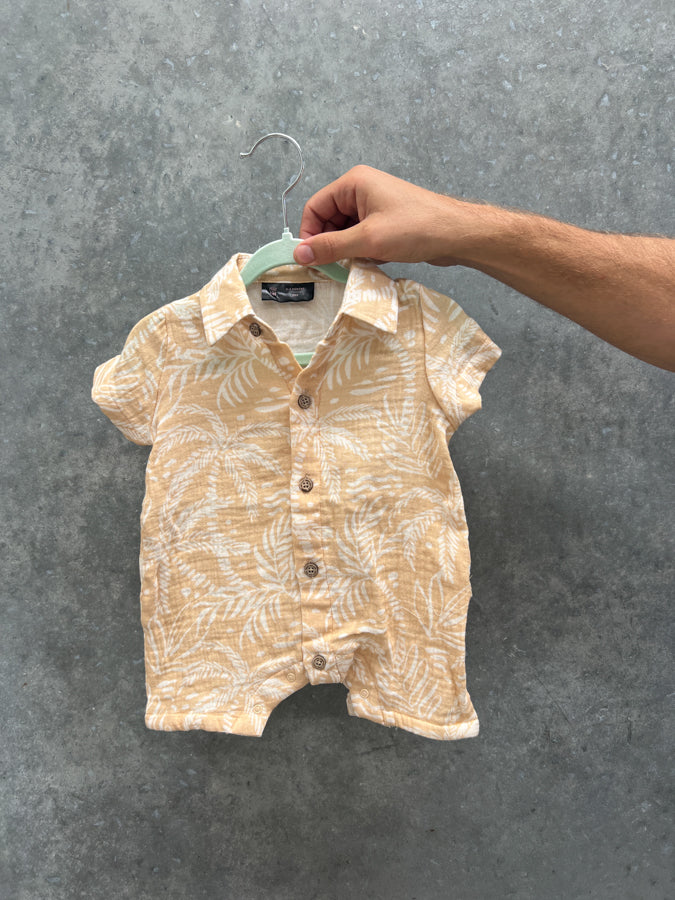 Sample Sale - Sandy Palms Onesie Size 0-3 months