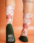 Recycled Women's Socks - Botanical