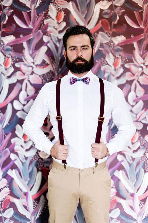 Ethan Wooden Braces Groom